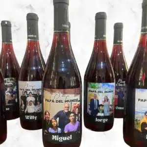 Vino con foto Holográfica