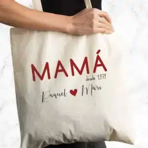 Bolsa de tocuyo día de la madre